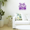 thumbnail image 1 of VWAQ Laugh Loudly, Love Others, Dream Big Inspirational Wall Decal Motivational Quote Sticker, 1 of 1