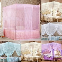 SPRING PARK No Frame Lace Canopy Mosquito Net Princess Bedding for Twin Full Queen King
