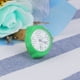 thumbnail image 3 of Anillo de dedo con forma de reloj unisex, de cuarzo, elegante y moderno (verde), 3 of 4