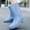 Blue, variant on Women's Mid-Calf Rain Boots, Fall Winter Waterproof Non-Slip Design Outdoor Shoes Brown 6