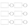 thumbnail image 4 of 6pcs Mini Photo Keychain Craft Photo Keychain Display Supplies DIY Picture Frame Key Ring Keychain Photo Holder for Home Office School, 4 of 5