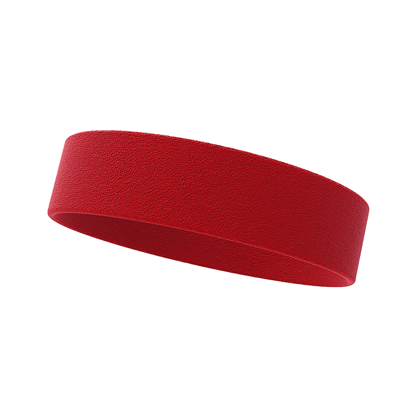 Sanwood1 Sweatband Headband Yoga Gym Unisex Stretch Solid Color Hair Band Outdoor Sport