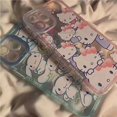 Sanrio cinnamoroll hello kitty cartoon cute clear case for iphone 13 12