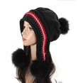 thumbnail image 6 of Women Fashion Keep Warm Winter Hats Knitted Wool Hemming Hat With Hair Dog Trapper Hat Mens Trooper Hat Cape Cod Winter Hat Goofy Hat Fuzzy Winter Hats Trapper Hat Thermal Retention Hat Hat Warm, 6 of 8