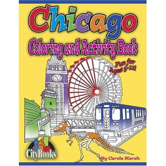 Pre-Owned Chicago Coloring & Activity Bk (City Activity Books), 9780635022271, 0635022273, Paperback, Illustrated edition