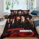 thumbnail image 2 of Mentes Criminales Conjunto de sábanas temático, trío de piezas, cómodo y amigable con la piel, diseño único, regalo de decoración para el hogar para familiares, amigos y fans,173cm *218cm, 2 of 6