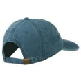 thumbnail image 4 of Tan American Flag Embroidered Washed Cap - Navy OSFM, 4 of 5