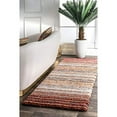 thumbnail image 4 of nuLOOM Classie Hand Tufted Shag Area Rug, 5' x 8', Red Multi, 4 of 4