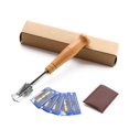 thumbnail image 2 of Cuchillo para baguette de pan, herramienta cortadora, cuchillo para panaderos para masa, cuchillo para baguette con 5 cuchillas para moldes para hornear masa de pan DIY, 2 of 7
