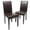 Brown, variant on Leatherette with Excellent Resistance, Urban Design - Modernize Your Home, Set of 2