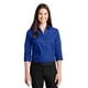 thumbnail image 1 of Camisa de popelina Carefree de manga 3/4 para mujer de Port Authority®. LW102 Autoridad Portuaria LW102, 1 of 1