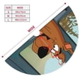 thumbnail image 3 of Saiise Christmas Tree Skirt 30" ,Xmas Tree Skirts with Scooby-Doo J Pattern,Tree Mat for Indoor Outdoor Christmas Winter Holiday Party Indoor Decorations, 3 of 7