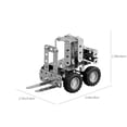 thumbnail image 2 of Fesfesfes Boy Installation Model Engineering Metal Building Set Learning Truck Building Toy DIY Puzzle Education Gift Silver, 2 of 4