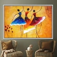 thumbnail image 6 of Dancers Artwork, Black Woman Art Canvas, Modern Art, Dancers Women Art, Ballet Art, Oil Painting Print, Ballerina Canvas Art, Canvas Wall Decor - Gold Framed, 6 of 9