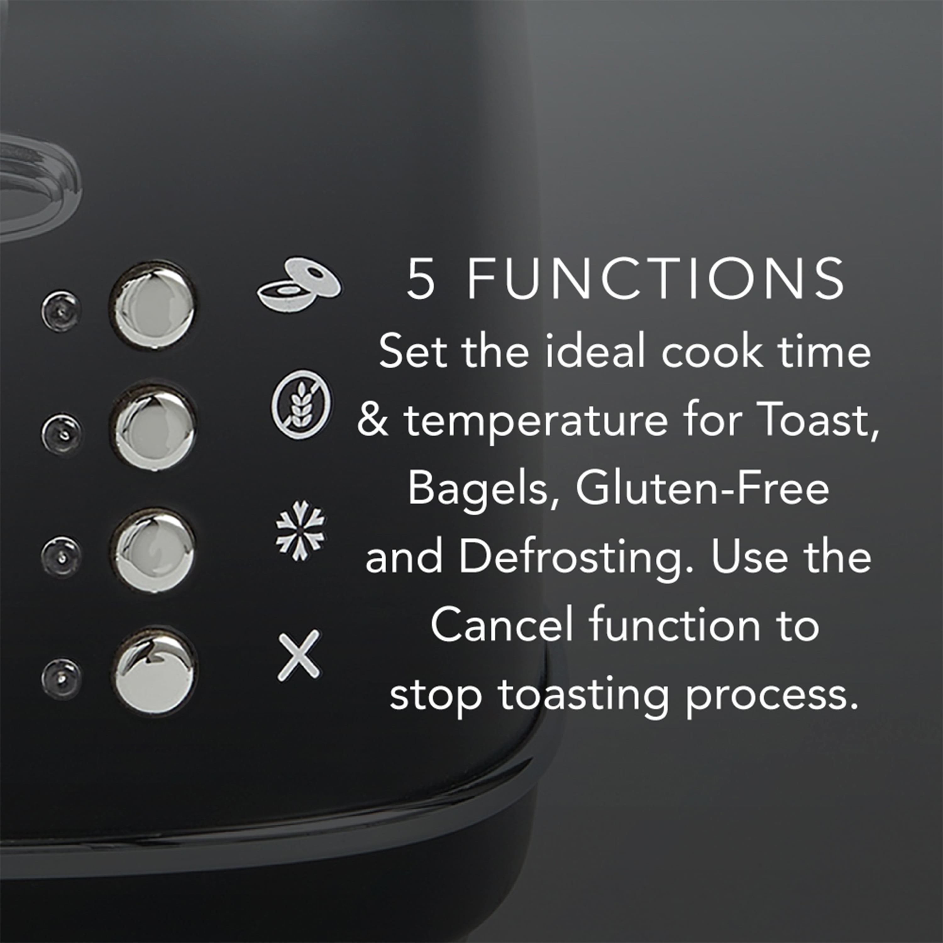 Chef'sChoice Gourmezza 2-Slice Toaster, in Matte Black