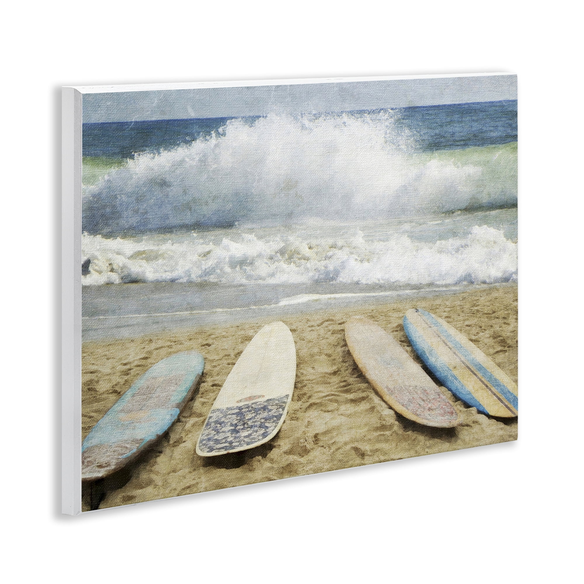 Stupell Industries Surfboards At The Ready Wall Plaque Art, design by Grotto Studios