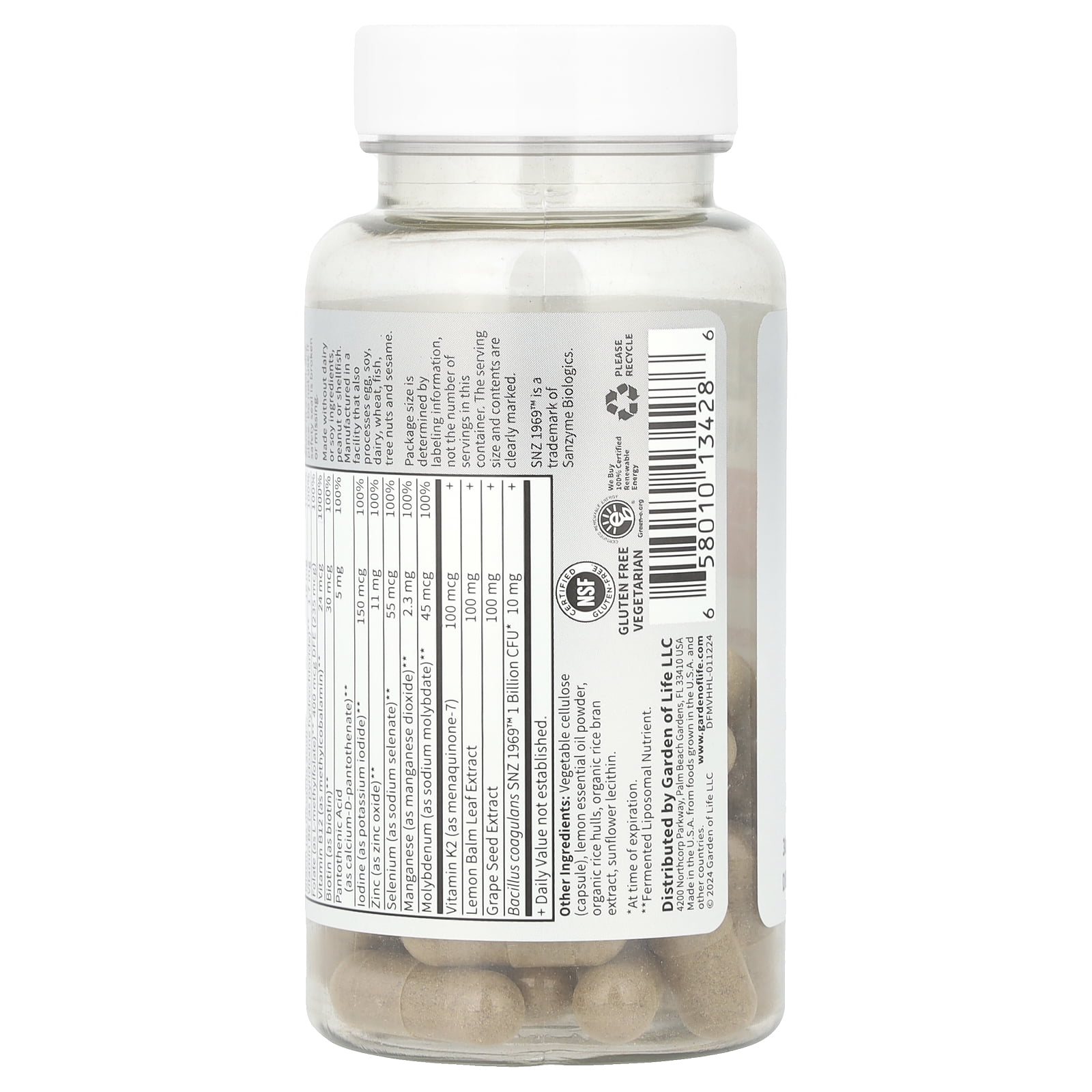 Garden of Life Dr. Formulated Multi+, Heart Health, 30 Capsules