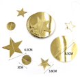 thumbnail image 4 of Guirnalda de papel con estrellas brillantes de 4 m y 13 pies con estrellas brillantes para decoraciones de Ramadán plata dorada, 4 of 8