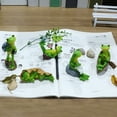 thumbnail image 6 of OIUR Resin Frog Figurine Planter Decoration Frog Statue Outdoor Garden Decor Frog Sculpture for Patio Yard Fairy Garden Home Decoration, 6 of 6