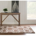 thumbnail image 3 of Linon Home Décor Roma Area Rug Collection, Chocolate and Beige, 5.25' x 7', 3 of 6