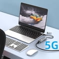 thumbnail image 4 of 2X USB 3.2 to 5Gbps Ethernet Adapter RTL8157 5000Mbps RJ45 Network Converter for Laptop Support 5G,2.5G,1G,100Mbps, 4 of 7