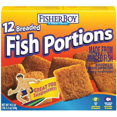 Fisher Boy: Breaded Fish Portions, 12 Ct