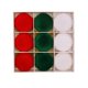 thumbnail image 2 of Adornos navideños, bolas navideñas, adornos navideños flocados, bolas de plástico, adornos colgantes decorativos navideños, decoración para árbol de Navidad, un helicóptero, 2 of 5