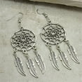 thumbnail image 4 of Opolski Women Fashion Bohemian Dream Catcher Drop Dangle Earring Christmas Gift Jewelry, 4 of 6