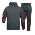 thumbnail image 1 of Conjunto de sudadera con capucha y pantalones de chándal para hombre, conjuntos de gimnasio de alta calidad, conjunto de sudadera con capucha deportiva informal para otoño e invierno, ropa de calle, 1 of 4