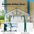 thumbnail image 4 of Quictent Mini Greenhouse 56"x56"x77" Walk-in Greenhouse, Transparent PVC Cover, 12 Shelves, 4 of 8