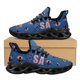 thumbnail image 1 of Zapatillas deportivas para mujer, cómodas y versátiles, ligeras, ajustadas, con diseño de huella de perro y corazón de amor, para caminar, 1 of 6