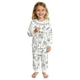 thumbnail image 4 of oqasdz Kids Happy Birthday DIY Hand Painted Homewear Colouring Pajama Set for Boys and Girls Can Play with and Wear Loose Fit Pajama Set, 4 of 7