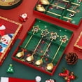 thumbnail image 4 of 2/4PCS Christmas Coffee Spoons Set Gold Christmas Stainless Steel Spoon Dessert Spoon New Year Decoration For Tableware, 4 of 6