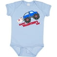 thumbnail image 3 of Inktastic Happy Valentine's Day-monster Truck Boys or Girls Baby Bodysuit, 3 of 5