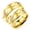 Girl's Gold, variant on 6MM Titanium Steel Lovers Gift Band Gold/Black Wedding Couple CZ Rings Size 5-13