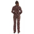 thumbnail image 3 of #FollowMe Printed Microfleece Button-Front PJ Pant Set with Socks  Soft & Stylish Sleepwear (Black - Candy Cane, Small), 3 of 4