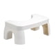 thumbnail image 4 of Toilet Potty Foot Stool Prevent Slipping Improve Posture PP Squatting Potty Stool for Office White, 4 of 5