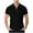 Black, variant on DDAPJ pyju Quarter Zip Polos for Men Slim Fit Stretch Golf Shirt Twill Casual Sports Collared T-shirt Prime Sales Sky Blue L