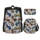 thumbnail image 1 of Easygdp Color Tractor Mochila para Niños y Niñas con Set de Caja de Almuerzo y Estuche para Lápices 3 en 1, Mochila Escolar Estampada para Adolescentes, 1 of 7