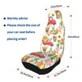 thumbnail image 4 of Gaeub Autumn Harvest Truck 2Pack Full Set Car Seat Covers with Soft Padding Universal Auto Front Seats Protector and Cushion Mat, 4 of 7