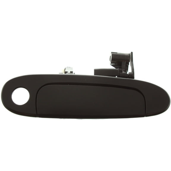 Exterior Door Handle Compatible with 2000-2005 Toyota Echo Front, Passenger Side Smooth Black