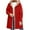 White, variant on SwiftWear Women's Plus-Size Winter Coat with Plush Lining, Hooded Button Front Jacket, Oversized Long Outerwear for Cold Weather