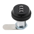 thumbnail image 2 of 3‑Digit Combination Cabinet Lock Zinc Alloy Password Locks Home Security Supplies for DrawersBlack, 2 of 14