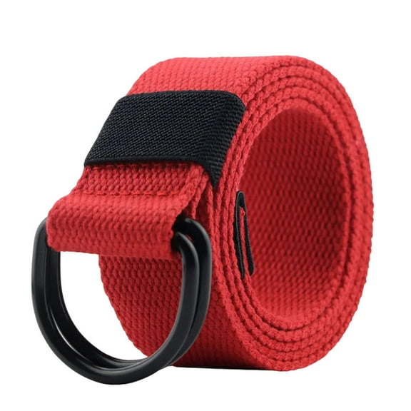 UrbanLoop Canvas Belt - Durable Double D-Ring Buckle for Men  Women