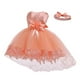 thumbnail image 2 of Vestido de bebé de 3, 6, 12, 18 y 24 meses, con flores, de malla, para fiesta, princesa pequeña, para recién nacidos, regalo de cumpleaños y Navidad, ropa para niños, 2 of 5