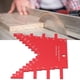 thumbnail image 4 of Step Depth Gauge, Aluminum Alloy Laser Markings Long Life Span Router Gauge Practical 2 In 1 Lightweight  For Woodworking ANGGREK Rojo, 4 of 8