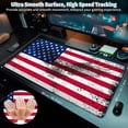 thumbnail image 2 of Big Gaming Mouse Pad, Extended 35.4" X 15.75" in Desk Pad for Keyboard and Mouse, Computer Keyboard Mouse Mat 3mm Thick XXL Rubber Mousepad for Laptop Gamer, Eagle American Flag, 2 of 6