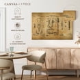 thumbnail image 5 of Elephant Stock Doctor Compilation Patent Wall Art - Horizontal Canvas Wall Art - Living Room Wall Decor - Patent Canvas - Black And Yellow Decor - 24" x 16", 5 of 8
