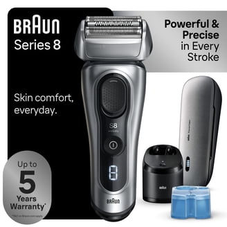 Braun Series 8 8417s Electric Razor: Men's Rechargeable Wet Dry