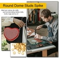 thumbnail image 3 of 200 Pcs 12mm Rivets Ronds à Clous Spots Punk Rock DIY en Cuir pour Chaussures Vêtements Pièces de Sac Décoration, 3 of 6